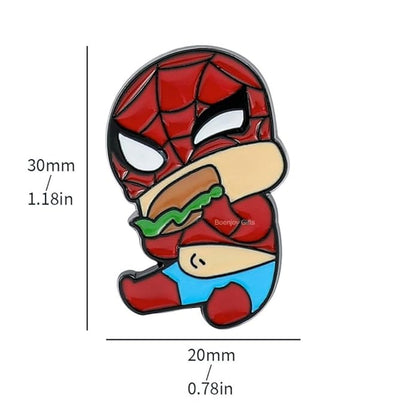 Spidey Enamel Lapel Pin Badge - Costume Badge Cosplay Badge, Brooch for Backpack Badge for Fans Gift, 1 pc | Style E