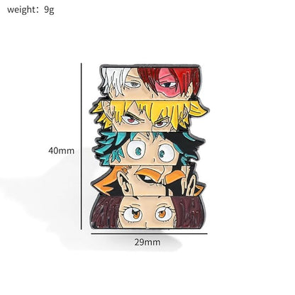 Anime My Hero Academia Enamel Lapel Pin Badge - Costume Badge Cosplay Badge, Brooch for Backpack Badge for Fans Gift, 1 pcs