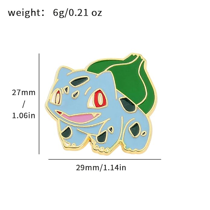 Anime Pokimon Enamel Lapel Pin Badge - Costume Badge Cosplay Badge, Brooch for Backpack Badge for Fans Gift, 1 pcs | Style A