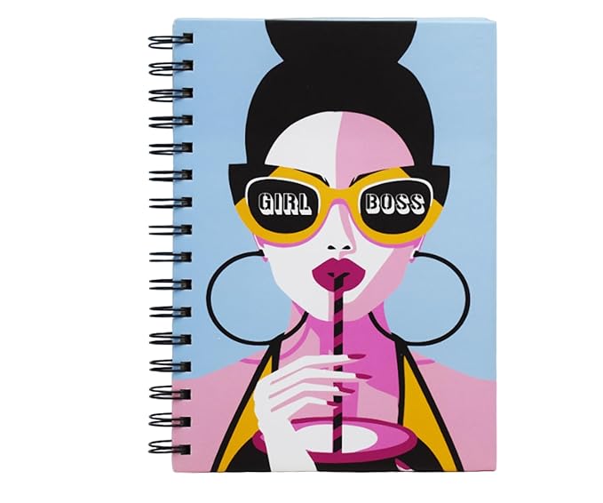 Girl Boss Quirky- A5 Notebook for Kids & Boys (1 Pcs)