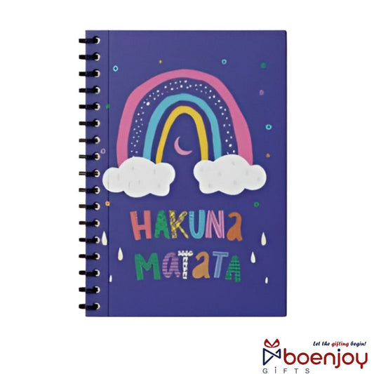 Hakuna Matata Quirky- A5 Notebook for Kids & Boys (1 Pcs)