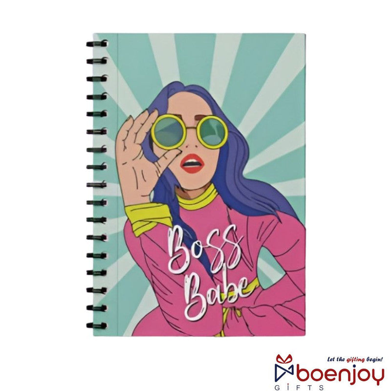 Boss Babe Quirky- A5 Notebook for Kids & Boys (1 Pcs)