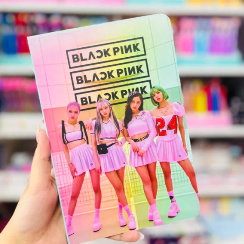 BTS Black Pink Slim A5 size notebook