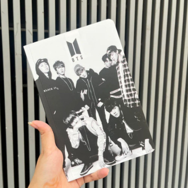 BTS Bangtan Slim A5 size notebook