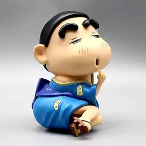 Anime shinchan action figure toys for Car Dashboard, Study Table, Office Desk Decoration - Gift for Fans and Collectors, Fun Pose 1 pc