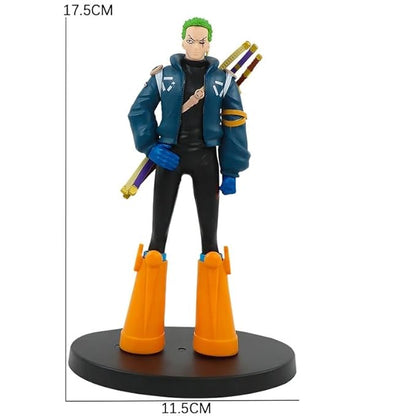 Anime One Piece Zoro action figure toys for Car Dashboard, Study Table, Office Desk Decoration - Gift for Fans and Collectors| Standing 1 pc