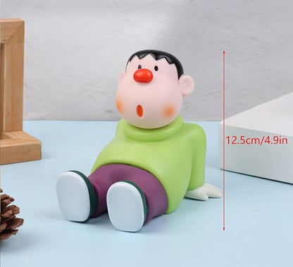 Doremon Fat action figure toys for Car Dashboard, Study Table, Office Desk Decoration - Gift for Fans and Collectors, Sitting