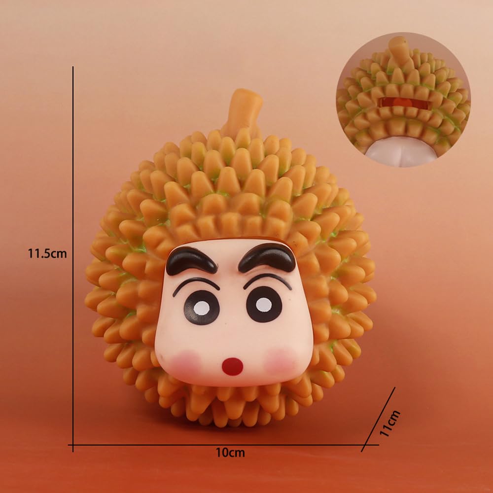 Anime shinchan Durian Piggy Pank action figure toys for Car Dashboard, Study Table, Office Desk, Car Decoration - Gift for Fans and Collectors | 1 pcs