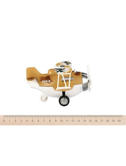 Die Cast Metal Pull Back Plane | 11.5 CM | Light & Music | Collectible Gift