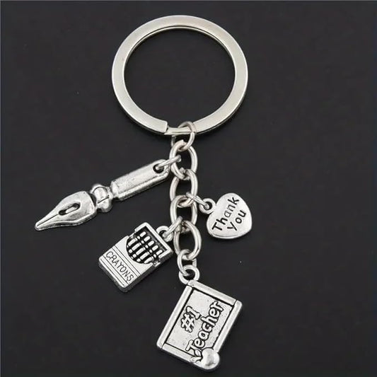 Teacher's Day Gift Keychain | Thanksgiving Teacher Gifts, Size 6-7 CM