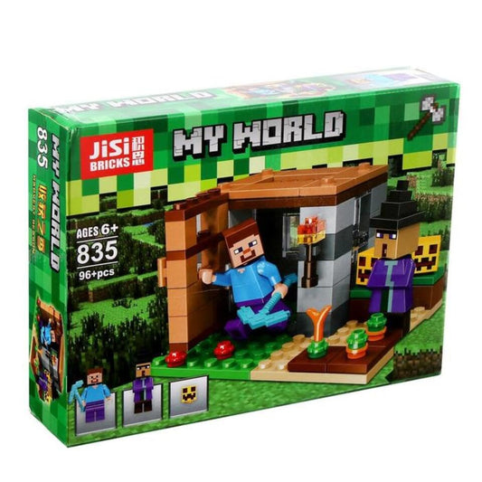 Minecraft Building Block Farm Set for Kids, 89+ Pieces Creative Construction Set, Bricks Kit with Figures & Accessories | Educational Toy for Boys & Girls Age 6+ (Style Code 835)