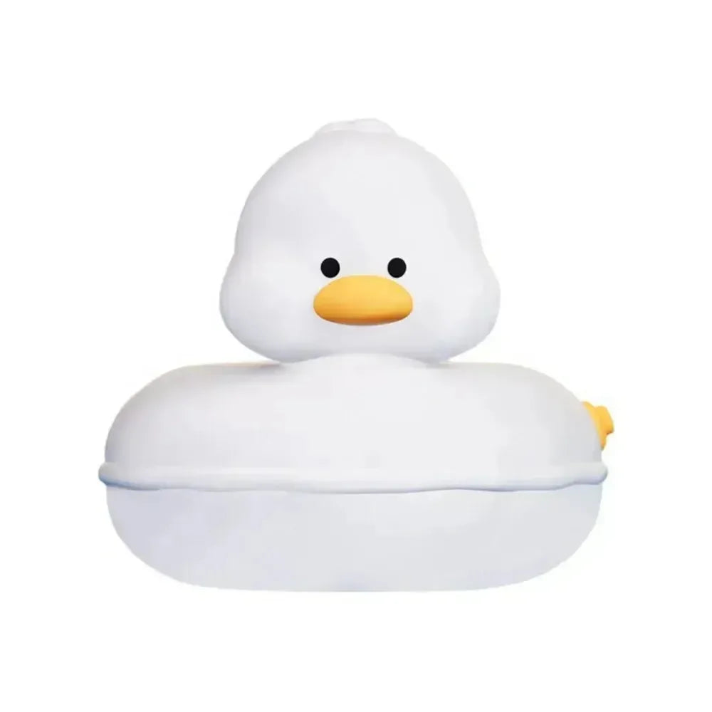 Duck Silicone LED Night Lamp – Rechargeable Touch Sensor Bedside Lamp for Kids, Baby Nursery & Bedroom Decor