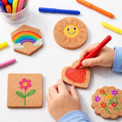 MDF Wood Sheet Craft - Plain Multi for Painting Wooden Sheet Craft - Set of 20-for Decoupage MDF Plains, Resin Art Work & Decoration