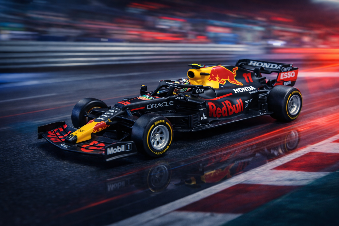 Red Bull Racing RB16B Formula 1 Diecast Model Car (1:43 Scale) – Bburago F1 Collectible Toy with Display Case