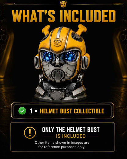 Transformers Bumblebee Wearable Helmet | LED Light-Up Eyes | Premium Collector Edition ( COD NOT AVAILABLE)