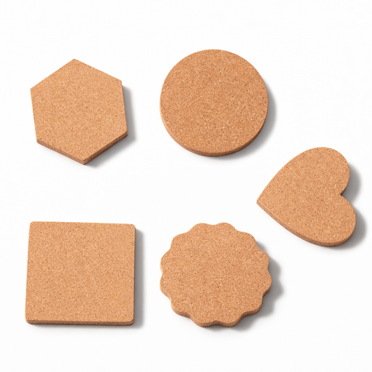 MDF Wood Sheet Craft - Plain Multi for Painting Wooden Sheet Craft - Set of 20-for Decoupage MDF Plains, Resin Art Work & Decoration