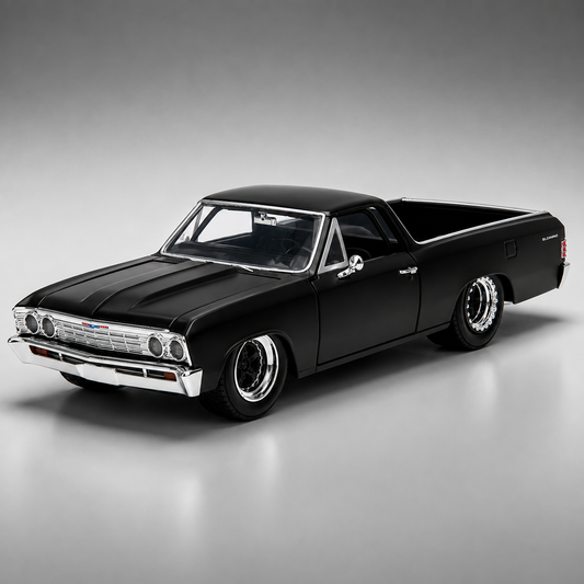 Fast & Furious Fast X 1:24 1967 Chevy El Camino Die-Cast Car, Toys for Kids and Adults,Black ( COD NOT AVAILABLE)