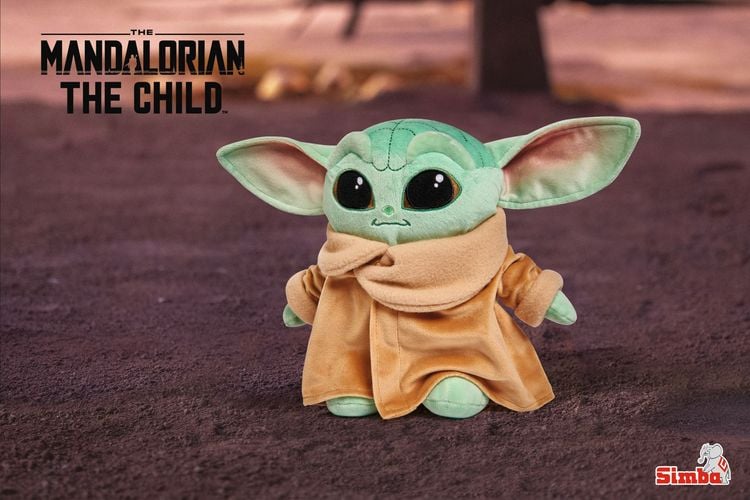 Baby Yoda (Grogu) Plush Toy Soft Teddy | Cute Star Wars Inspired Doll for Kids & Fans | Premium Soft Fabric Gift Approx(30 cm)