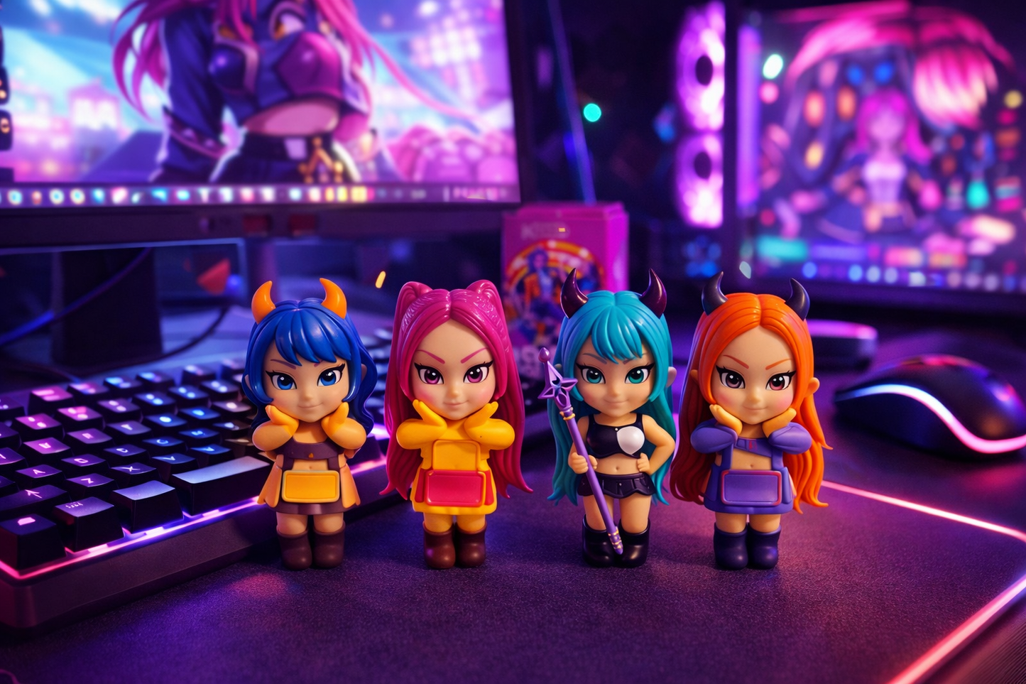 KPOP Demon Hunters Mystery Blind Box Toy | Random Surprise Anime Figure for Kids & Collectors | Cute Mini Collectible Dolls | Gift Item | 1 Pc