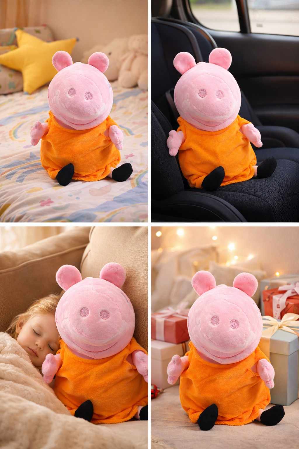 Peppa Pig Plush Toy – Ultra Soft Cuddly Stuffed Animal for Kids, Boys & Girls
