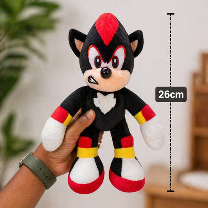 Sonic Plush Toy Set – Shadow, Silver, Tails & Amy Rose Soft Toys (Random 1 PCS) | 26 cm Cute Cartoon Stuffed Toy for Kids