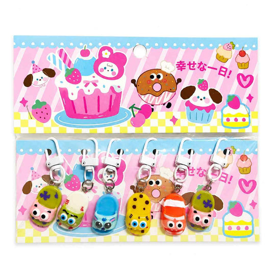 Cute Cartoon Phone Charm Set of 6 – Mini Shoe Phone Charms with Phone Hook | Kawaii Mobile Phone Charm Accessories for Phone Cases, Bags & Keys