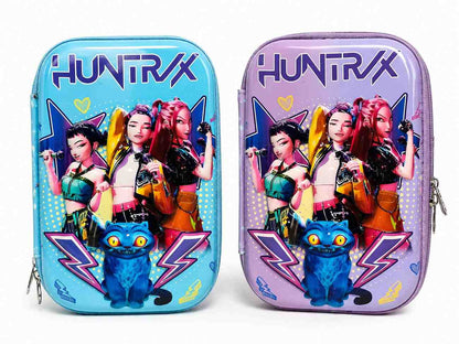 K Pop Demon Hunters Pencil Case Random 1 PCS – Cute Anime Zipper Storage Pouch for Kids Girls Boys School Stationery Organizer