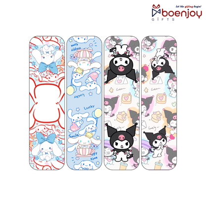 Hello Kitty Bookmark Set of 10-8 Magnetic Bookmarks + 2 Paper Bookmarks for Book Lovers, (11 x 2.9 cm)