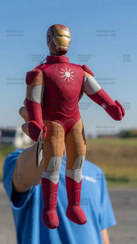 Iron Man Plush Toy 45cm – Red & Gold Soft Stuffed Superhero Doll for Kids, Boys & Girls | Premium Gift (COD NOT AVAILABLE )