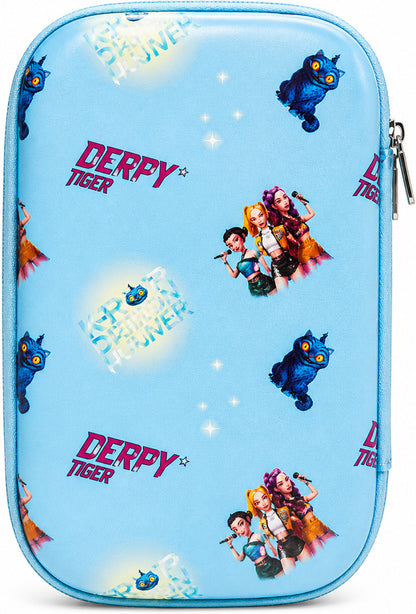 K Pop Demon Hunters Pencil Case Random 1 PCS – Cute Anime Zipper Storage Pouch for Kids Girls Boys School Stationery Organizer