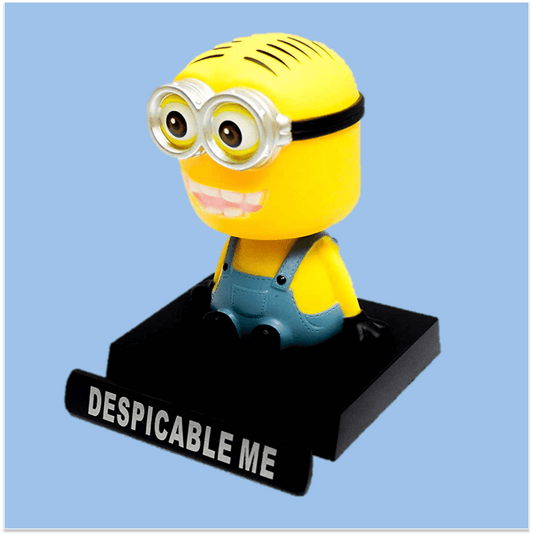 Minion PVC Bobblehead + Phone Holder | Movie ; Despicable Me |