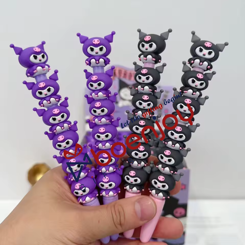 Adorable Kuromi Character Pens – Set of 2 – Aesthetic & Fun Stationery