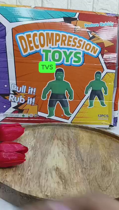 Mighty Green Smash Hero Stress Relief Toy – Decompression Action Figure