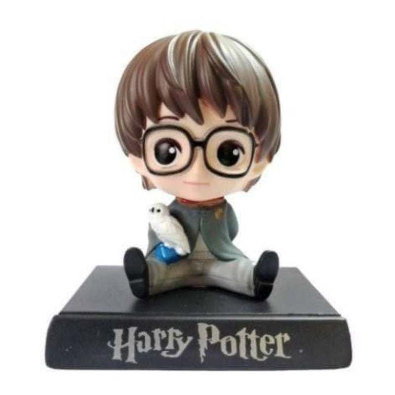 Harry Potter (With Hedwig) PVC Bobblehead + Phone Holder | Fantasy Novel ; Harry Potter |