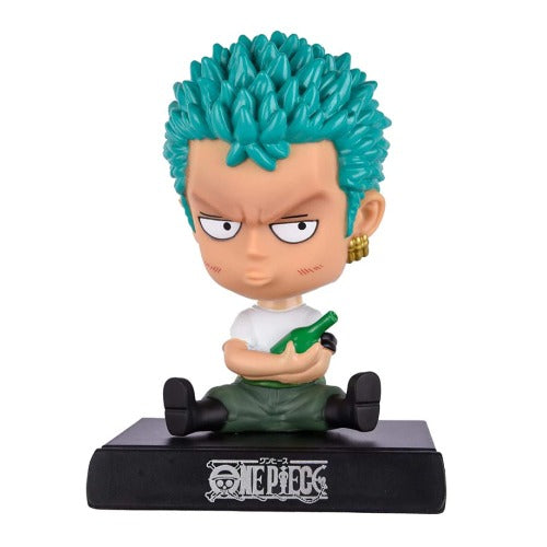 Zoro PVC Bobblehead + Phone Holder | Anime ; One Piece |