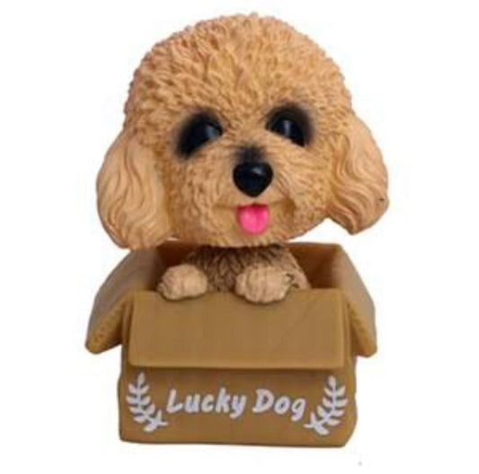 Lucky Dog PVC Bobble Head | Design E |