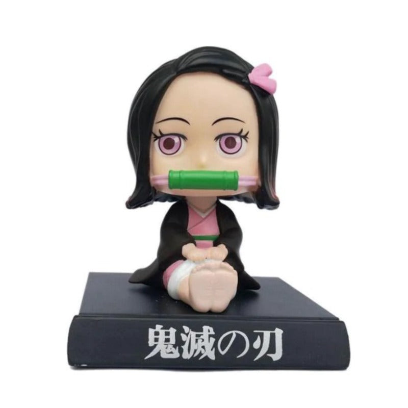 Nezuko PVC Bobblehead + Phone Holder | Anime ; Demon Slayer |