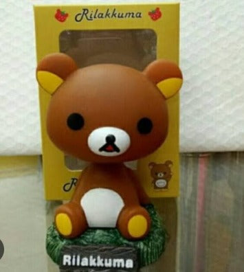 Rilakkuma Teddy PVC Bobble Head | San-X ; Japanese Fictional Characvter |