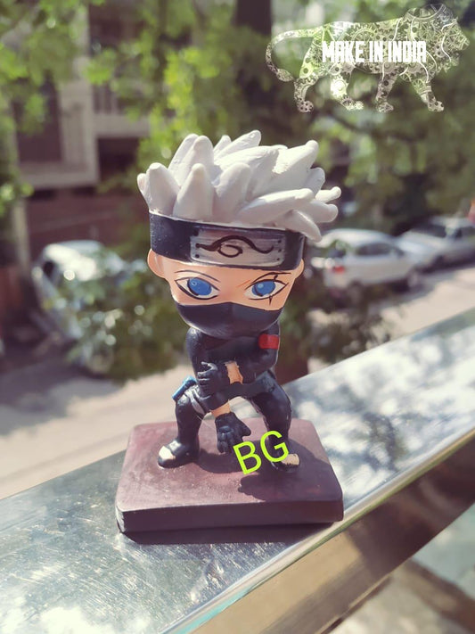 Kakashi PVC Bobblehead + Phone Holder | Anime ; Naruto |