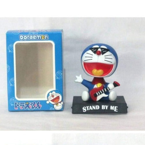 Doraemon With Guitar PVC Bobblehead + Phone Holder | Anime ; Doraemon |