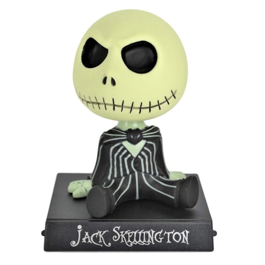 Jack Skellington (Black) PVC Bobblehead + Phone Holder | Halloween ; The Nightmare Before Christmas |