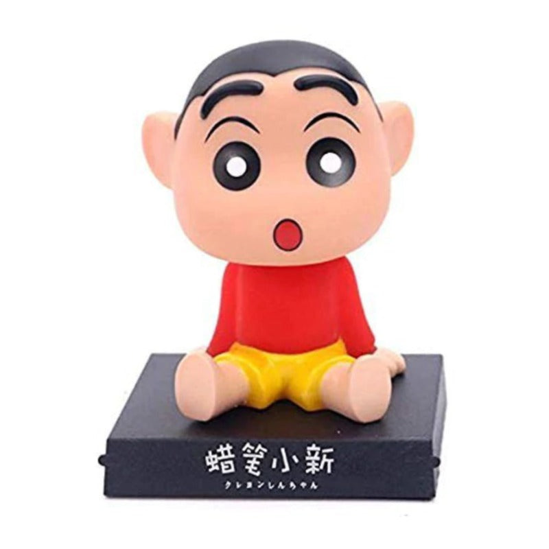 shinchan (Open Eyes) PVC Bobblehead + Phone Holder | Anime ; Crayon Shin-Chan |