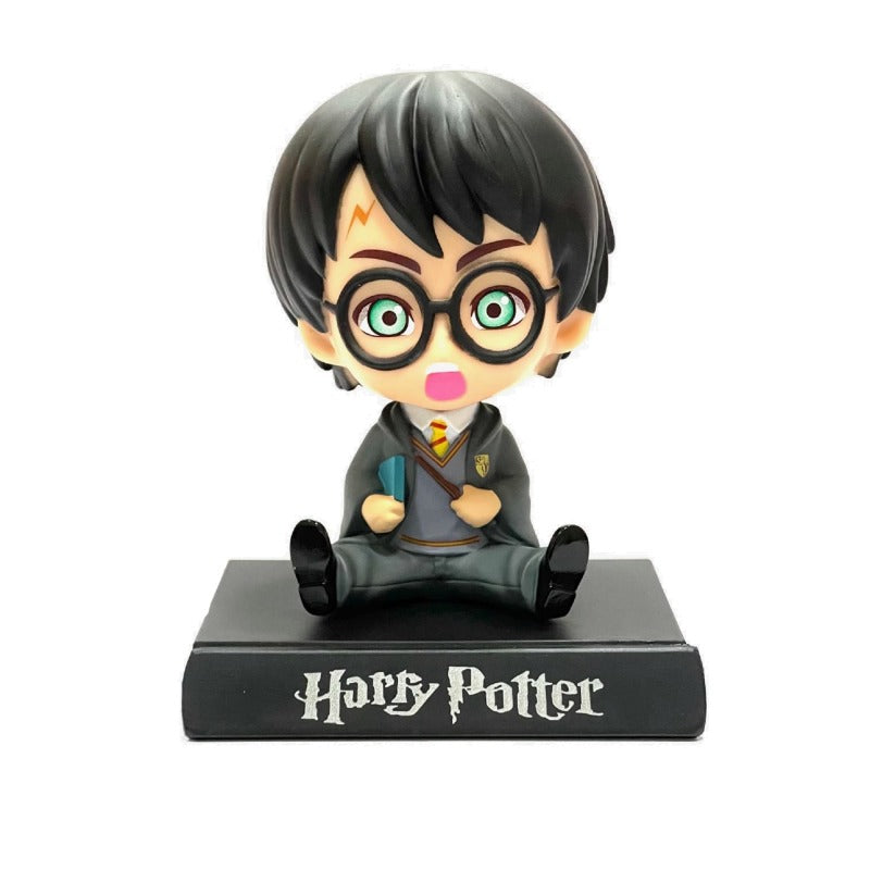 Harry Potter (Without Hedwig) PVC Bobblehead + Phone Holder | Fantasy Novel ; Harry Potter |