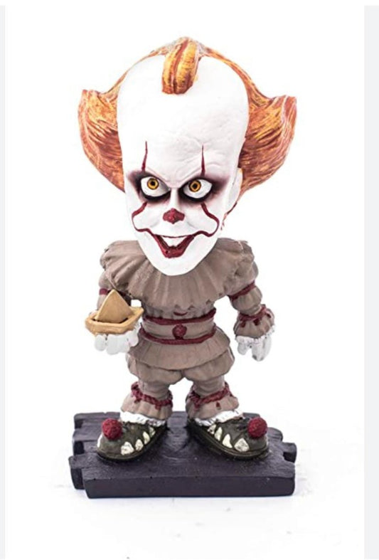 Pennywise (With Boat) Polyresin Bobble Head | 10 Cm | Made In India | Hand Painted | Horror Clown ; IT |