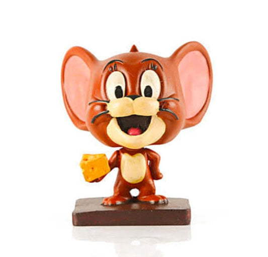 Jerry (Tom & Jerry) Polyresin Bobble Head | 7.5 Cm | Made In India ; Hand Painted | Most Loved Cartoon ; Tom & Jerry |