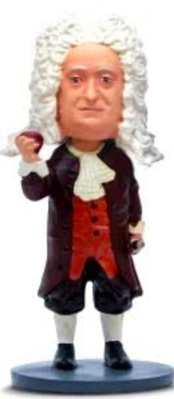 Isaac Newton Polyresin Bobble Head | 16 Cm | Made In India ; Hand Painted | Scientist ; Famous Personality |