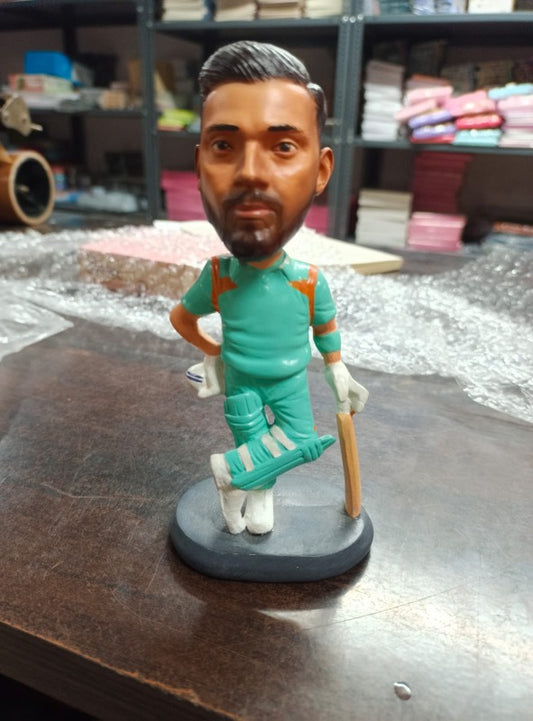 KL Rahul Lucknow Super Gaints Jersey Polyresin Bobble Head | 14 Cm | Made In India ; Hand Painted | Cricket ; Indian Team ; Bleed Blue |