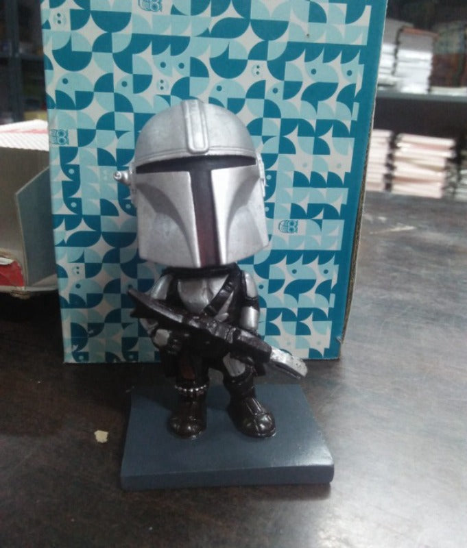 The Mandalorian Polyresin Bobble Head | 12 Cm | Made In India ; Hand Painted | Starwars ; The Mandalorian |