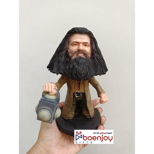 Hagrid Polyresin Bobble Head | 15.5 Cm | Made In India ; Hand Painted | Fantasy Novel ; Harry Potter |