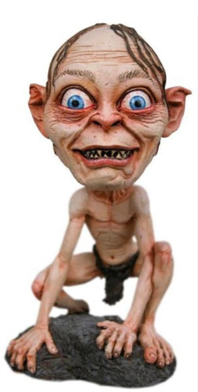 Gollum Smeagol Polyresin Bobble Head | 14 Cm | Made In India ; Hand Painted | Novel ; Movie ; The Hobbit ; The Lord Of The Rings |